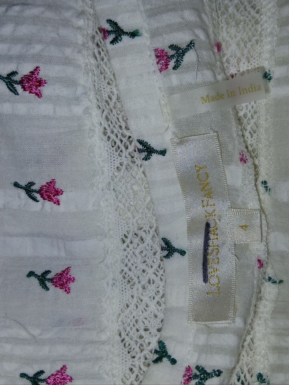 Loveshackfancy Lace And Floral Embroirderd Maxi - 4 - Picture 2 of 16